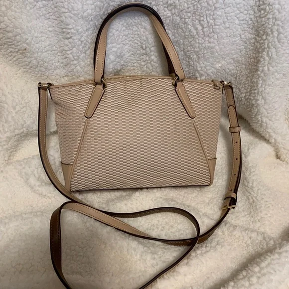 Coach Mini Kelsey Legacy Jacquard Satchel - Picture 2 of 5